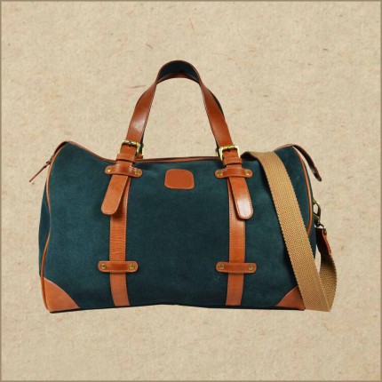 Canvas Weekender Bag - Overnight Travel Duffle Bag